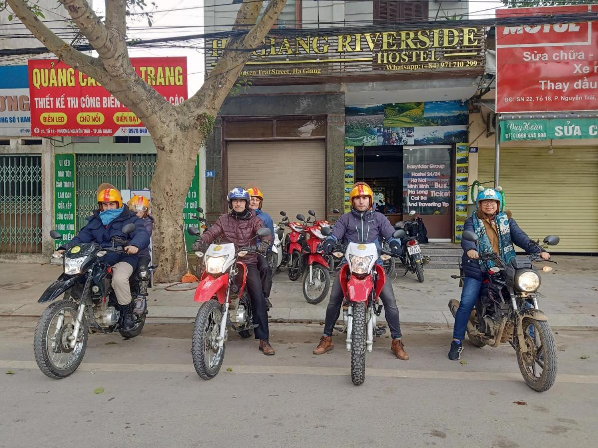 Ha Giang Riverside Hostel Va Cho Thue Xe May Exterior foto